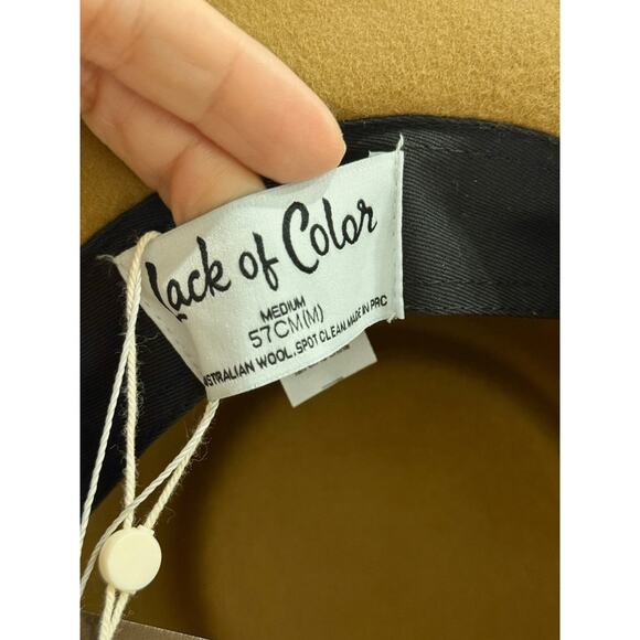 NWT Lack of Color Mirage Boater Hat Brown Women's Size 57cm (Medium) - Picture 3 of 6